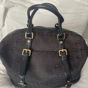 Black Michael Kors duffle